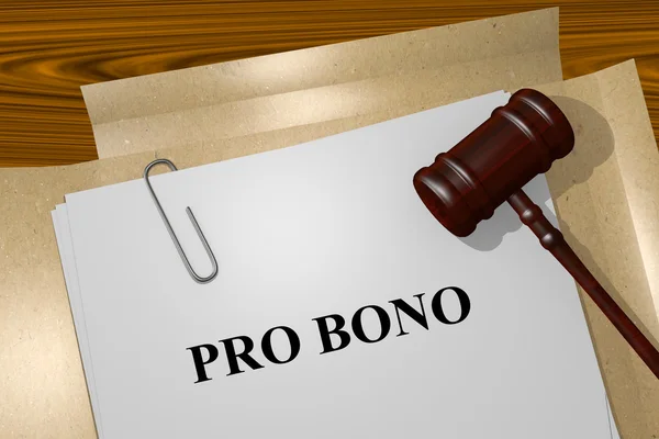 Pro Bono έννοια — Φωτογραφία Αρχείου