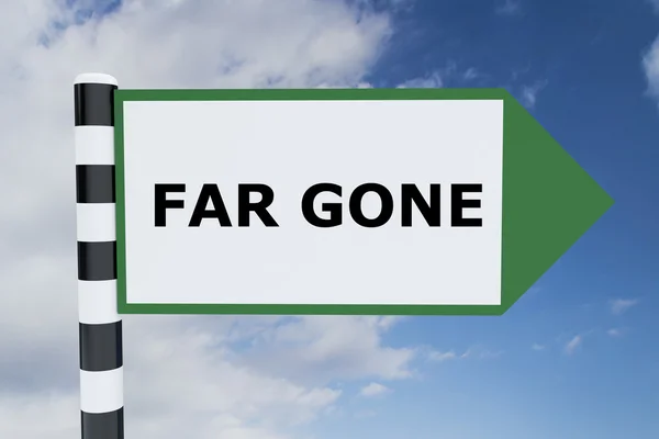 Far Gone concept — Stock Photo, Image