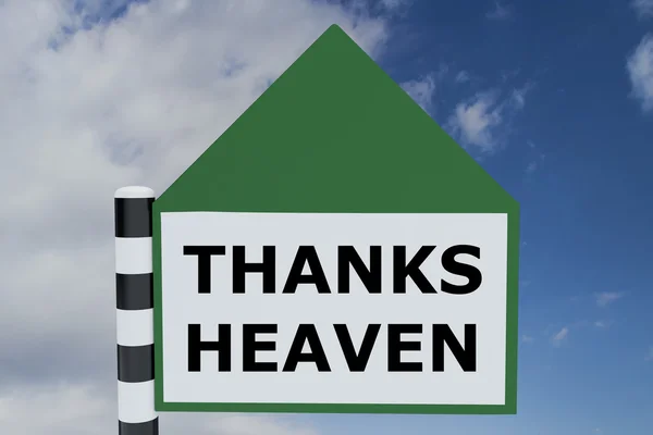 Thanks Heaven concept — Stock Photo, Image