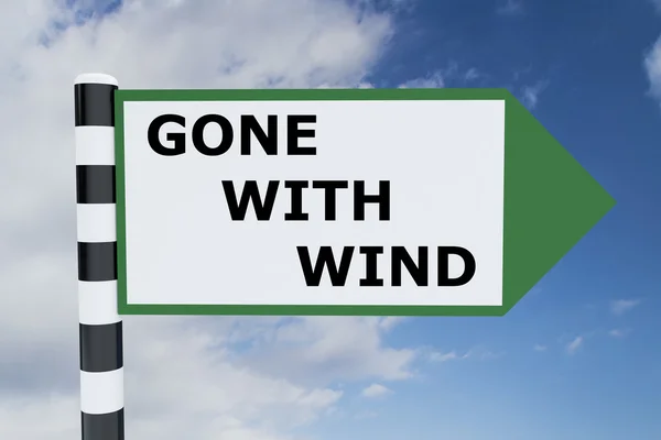 Gone With Wind concept — Stock Photo, Image