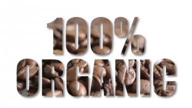 yüzde 100 organik kahve işareti