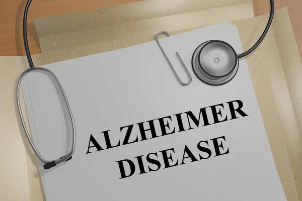 Az Alzheimer-kór fogalma — Stock Fotó