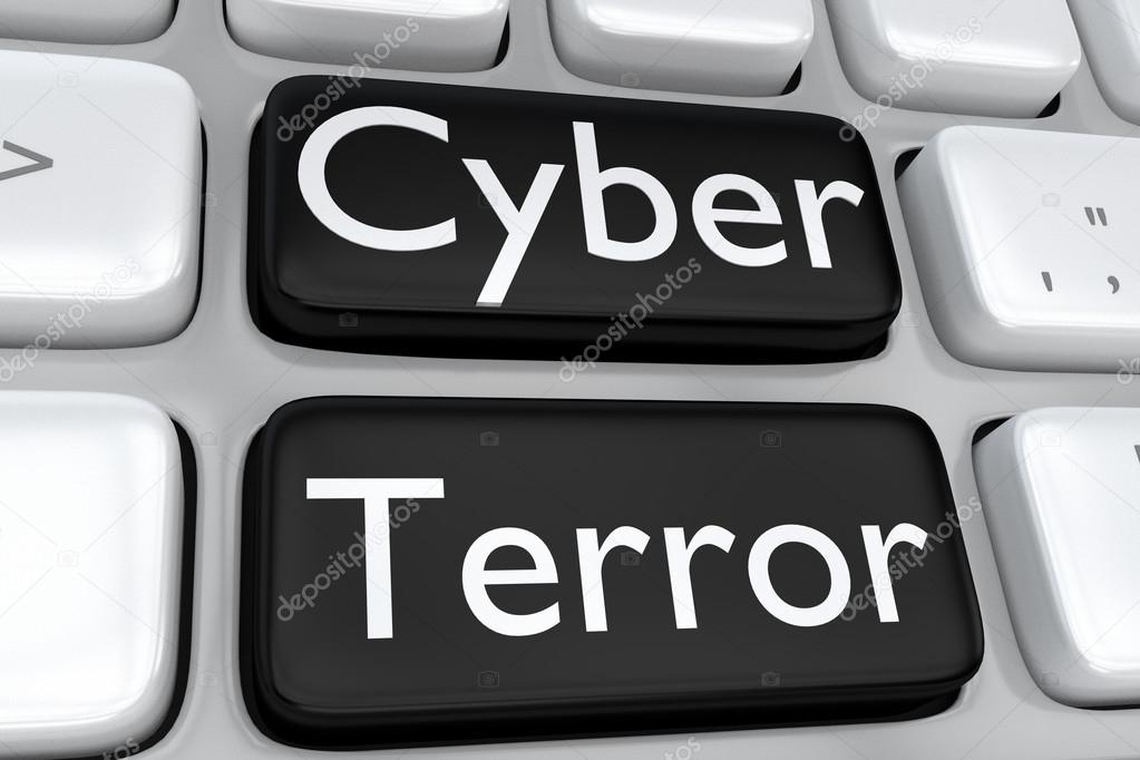 Cyber Terror concept