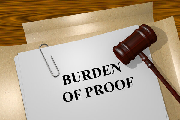 Burden of Proof Title On Legal Documents