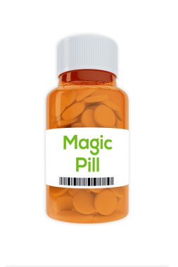 Magic Pill concept clipart