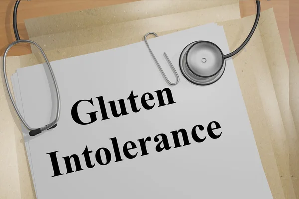 Concepto de intolerancia al gluten —  Fotos de Stock