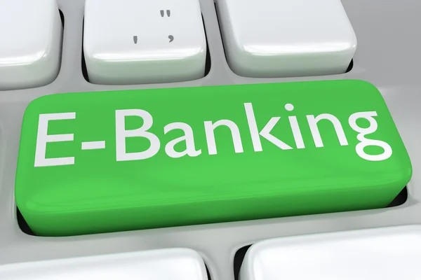 Concetto di e-banking — Foto Stock