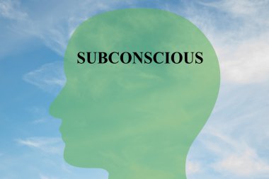 Subconscious illustration concept clipart