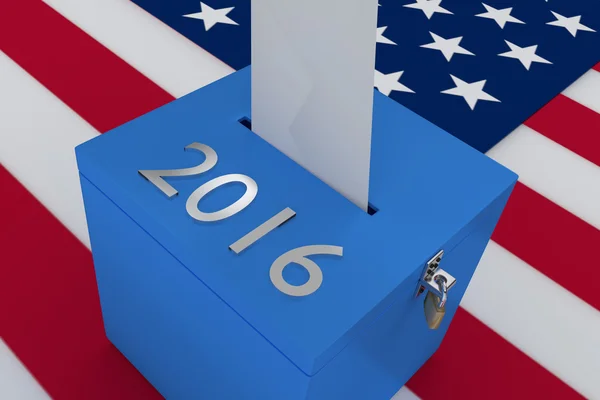 Concepto de elecciones presidenciales 2016 — Foto de Stock