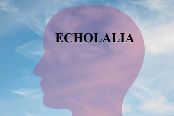 Echolalia 개념 그림 — 스톡 사진