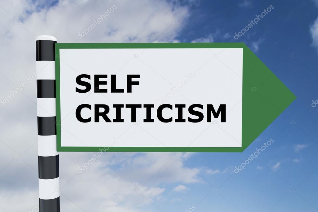 Self Criticism concept