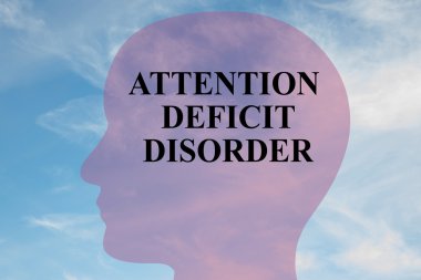 Attention Deficit Disorder concept clipart