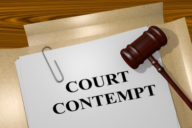 Mahkeme Contempt kavramı