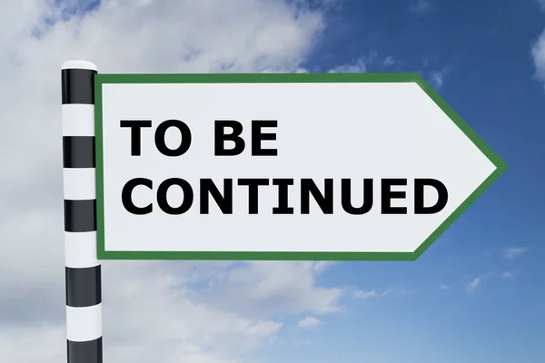 To be Continued concept — Stock Image To be Continued concept Stock Picture