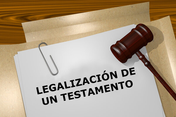 Legalizacion de un Testamento - испанское выражение для Proba
