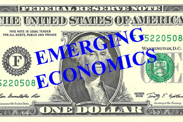 Wschodzących ekonomii pojęcie — Zdjęcie stockowe