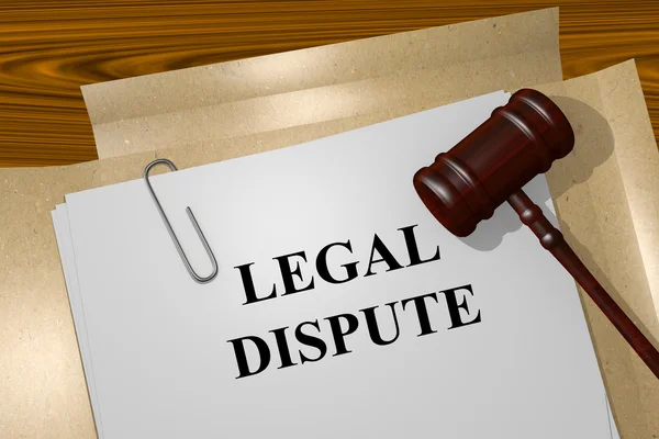 Legal Dispute concept — Stock Photo, Image