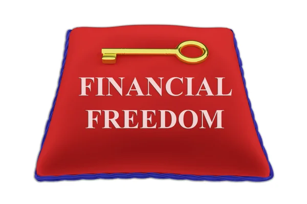 Фінансова свобода концепції — стокове фото
