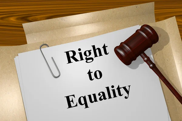 Concept de droit à l'égalité — Photo