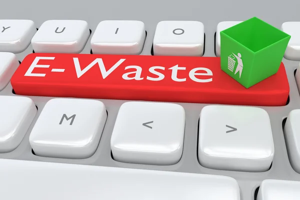 E-hulladék fogalma — Stock Fotó