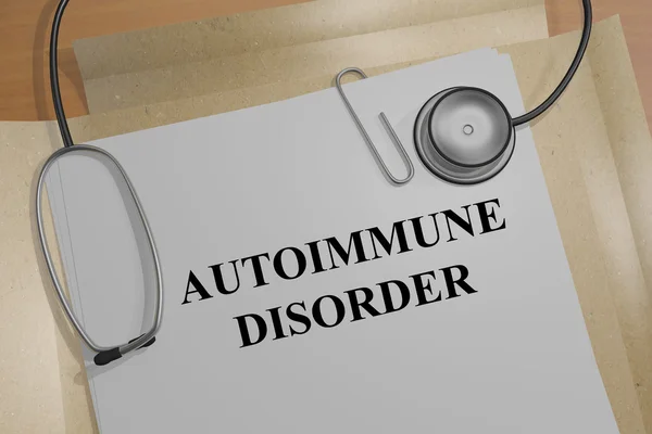 Concetto di disturbo autoimmune — Foto Stock