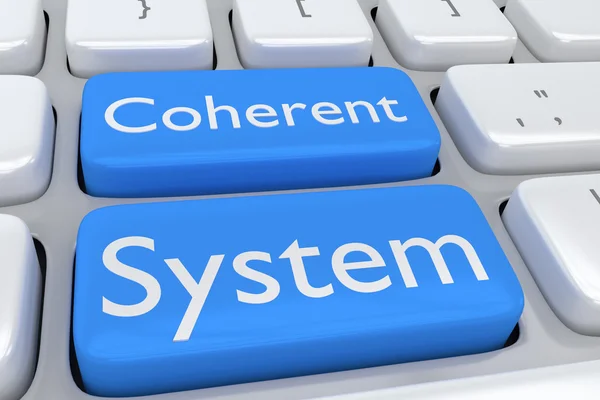 Coherente systeemconcept — Stockfoto