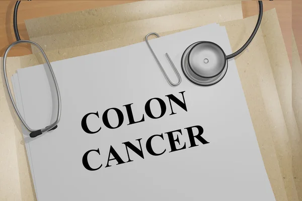 Concepto de cáncer de colon — Foto de Stock