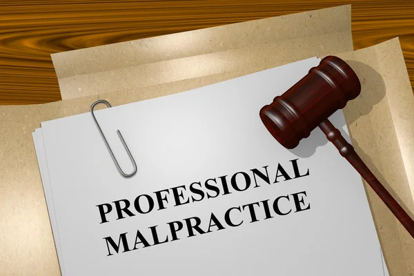 Professional Malpractice concept — Stock Photo, Image