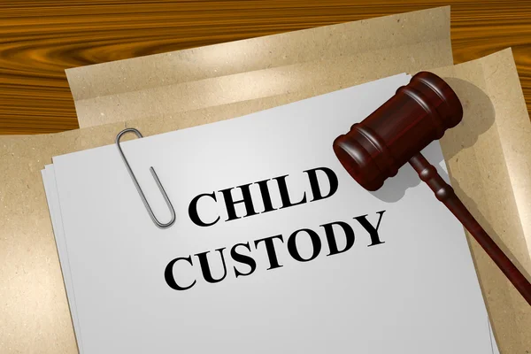 Child Custody concept — Stock Photo, Image