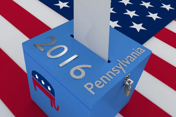 Ohio republikánus párt 2016 koncepció — Stock Fotó