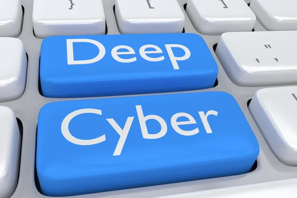 Deep Cyber koncept - Stock-foto