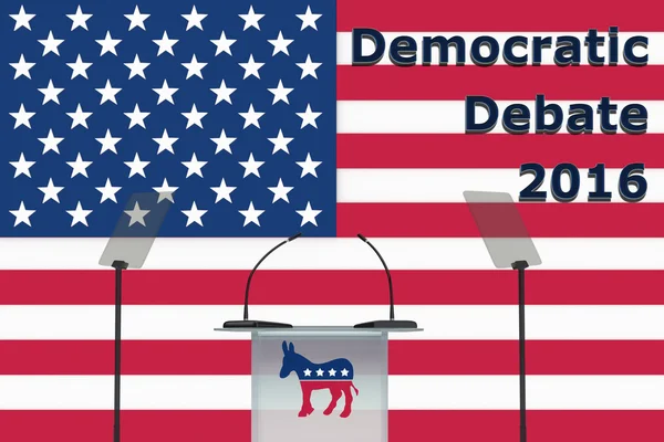 Democratic Debate 2016 — Stock Photo, Image