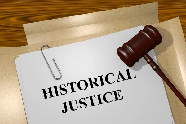 Concepto de justicia histórica — Foto de Stock