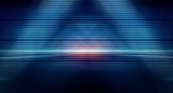 Modern Minimalistic Futuristic Studio Background Dark Background Lines Spotlights Neon — Stock Photo, Image