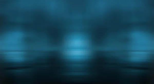 Lichteffekt Verschwommener Hintergrund Nasser Asphalt Nachtsicht Auf Die Stadt Neonreflexionen — Stockfoto