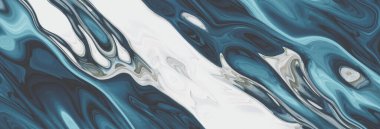 Sıvı akrilik reçine tasviri. Boşanmalar, pürüzsüz çizgiler, renkler. İnci modülasyonları. Akrilik, epoksi, yarım tonlu soyutlama. 3d illüstrasyon