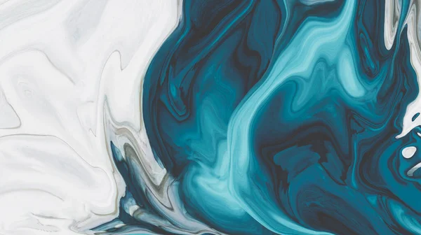 Illustration Flytande Akrylharts Skilsmässor Och Släta Linjer Färg Färger Pärlmoduleringar — Stockfoto