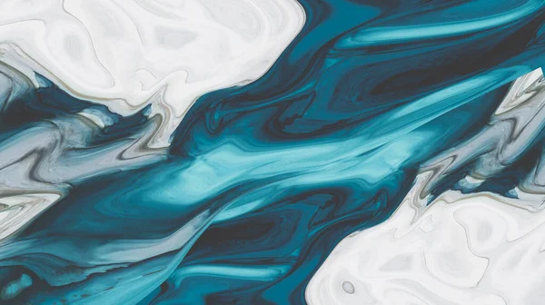 液体アクリル樹脂のイラスト 離婚や塗料 色の滑らかなライン 真珠の変調 アクリル エポキシ ハーフトーンの抽象化 3Dイラスト — ストック写真