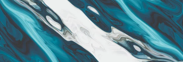 Illustration Flytande Akrylharts Skilsmässor Och Släta Linjer Färg Färger Pärlmoduleringar — Stockfoto