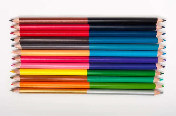 Crayons colorés ensemble — Photo