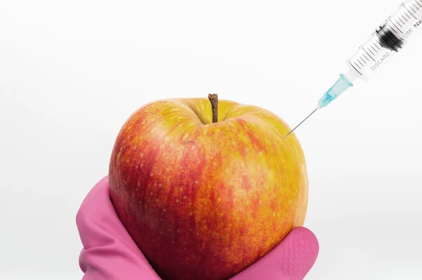 Manzana modificada genéticamente — Foto de Stock