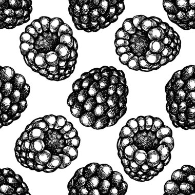 Siyah beyaz ahududu desenli pürüzsüz