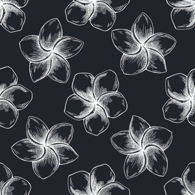 Elle çizilmiş tebeşirle pürüzsüz desen