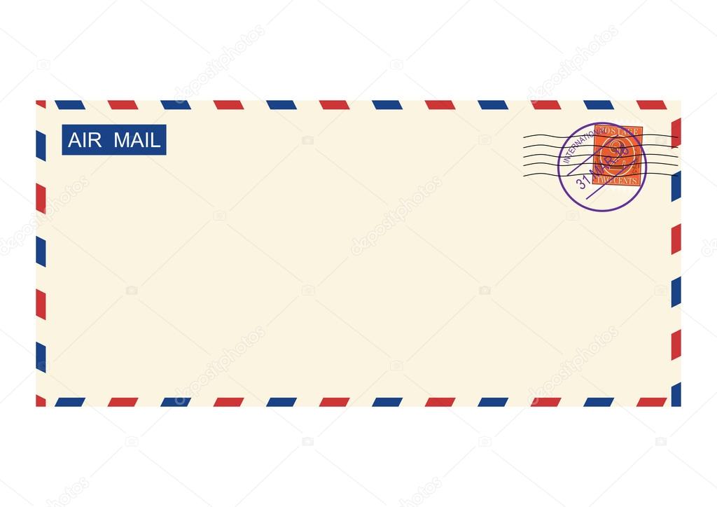 Airmail Envelope Vector Stock Vector C Norsob