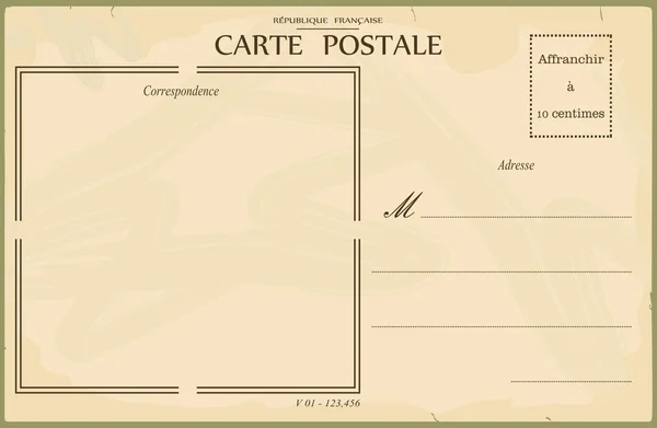 Postal Vintage — Vector de stock