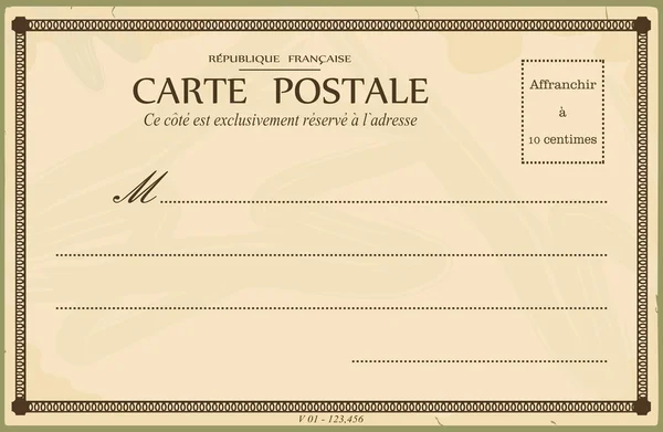 Cartão postal vintage —  Vetores de Stock