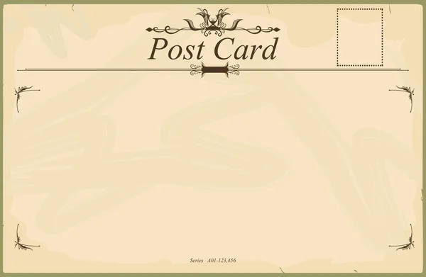 Carte postale Vintage — Image vectorielle