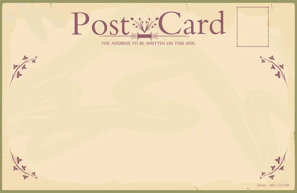 Carte postale Vintage — Image vectorielle