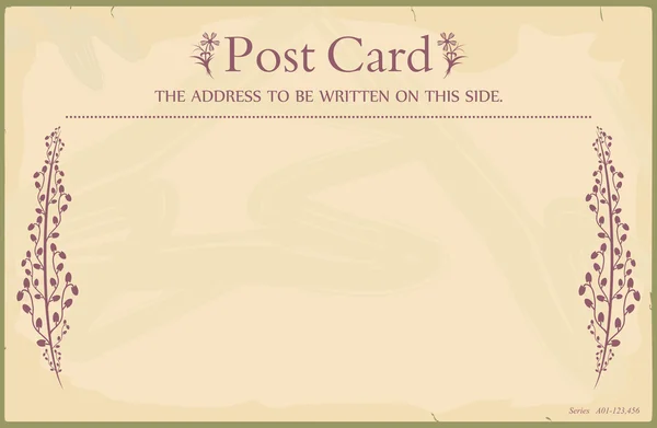 Винтажная открытка — стоковый вектор