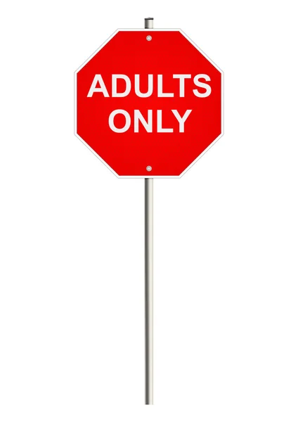 Apenas para adultos . — Fotografia de Stock